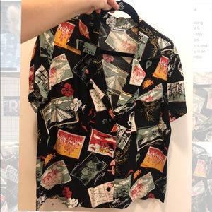 Reformation Cuba Shirt Postcards M